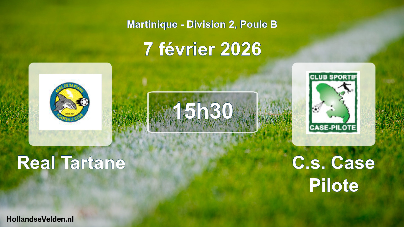 Scheduled Match: Real Tartane - C.s. Case Pilote (7 February 2026)