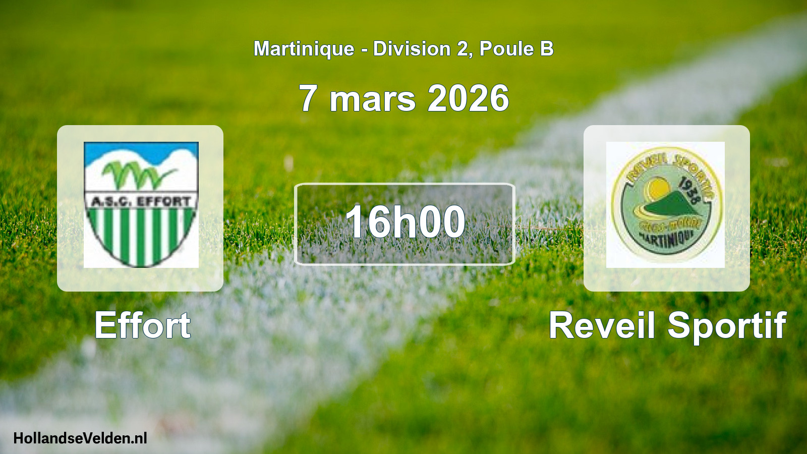 Geplande wedstrijd: Effort - Reveil Sportif (7 maart 2026)