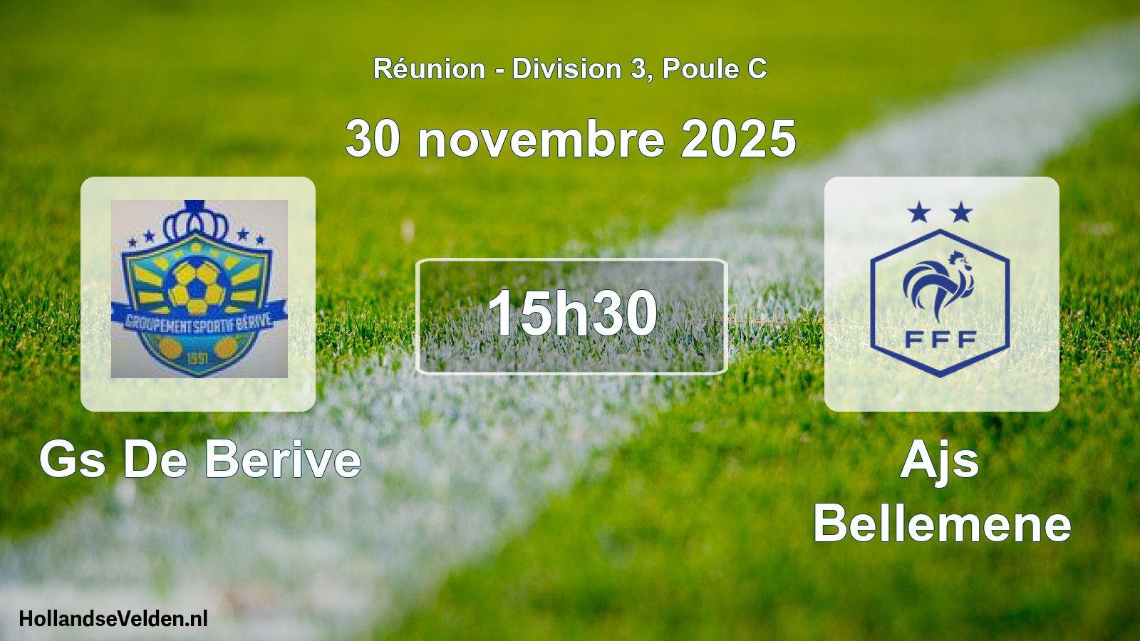 Match programmé: Gs De Berive - Ajs Bellemene (23 novembre 2025)