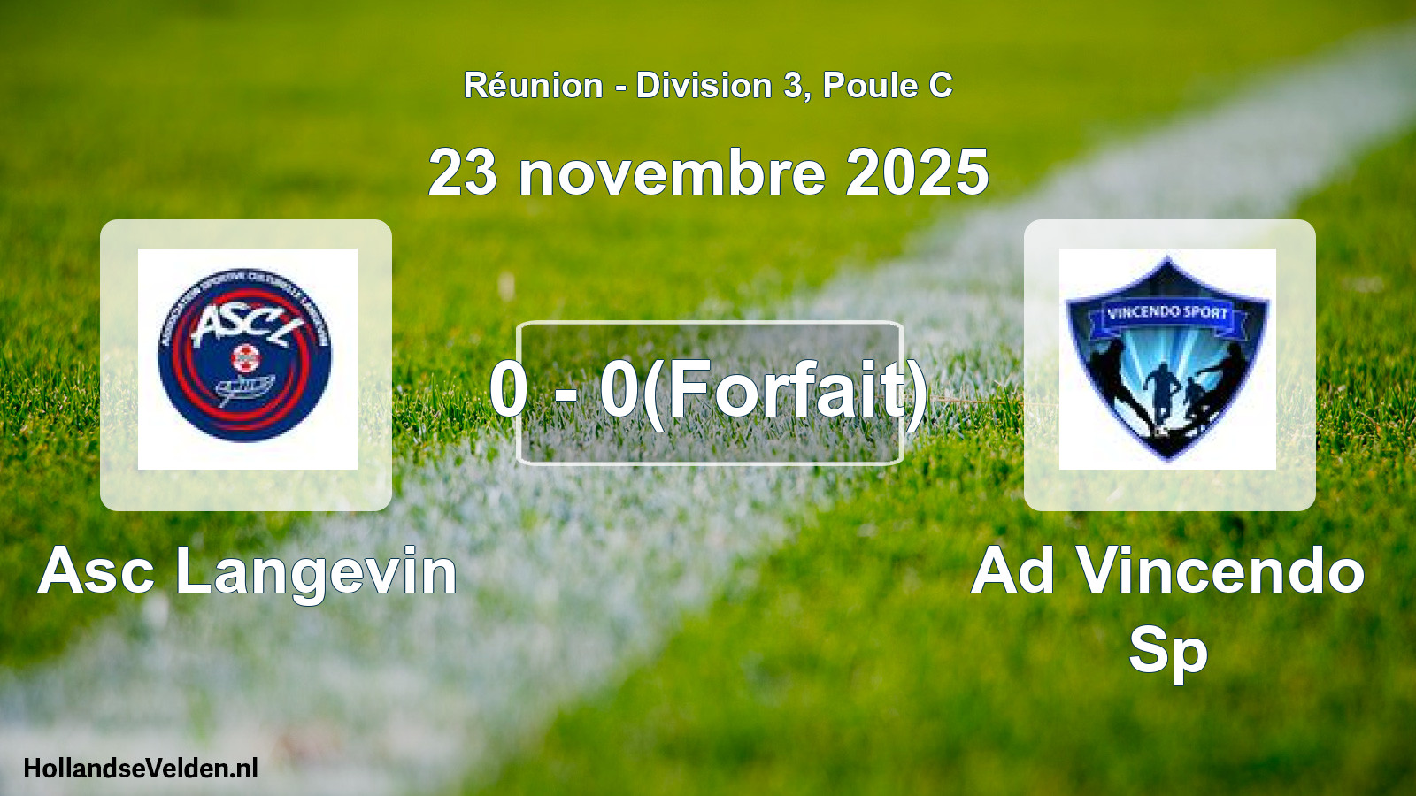 Scheduled Match: Asc Langevin - Ad Vincendo Sp (23 November 2025)