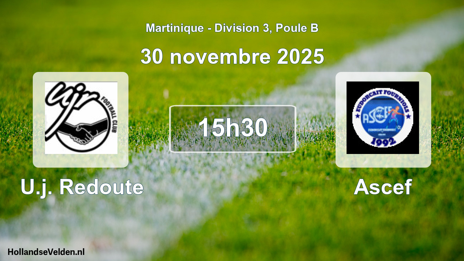 Scheduled Match: U.j. Redoute - Ascef (30 November 2025)