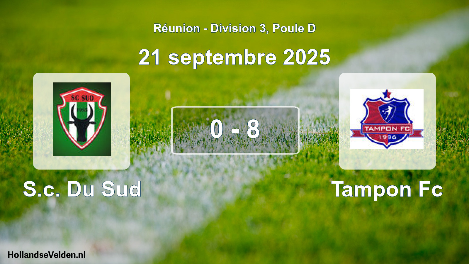 Match joué: S.c. Du Sud - Tampon Fc 0 - 8 (21 septembre 2025)