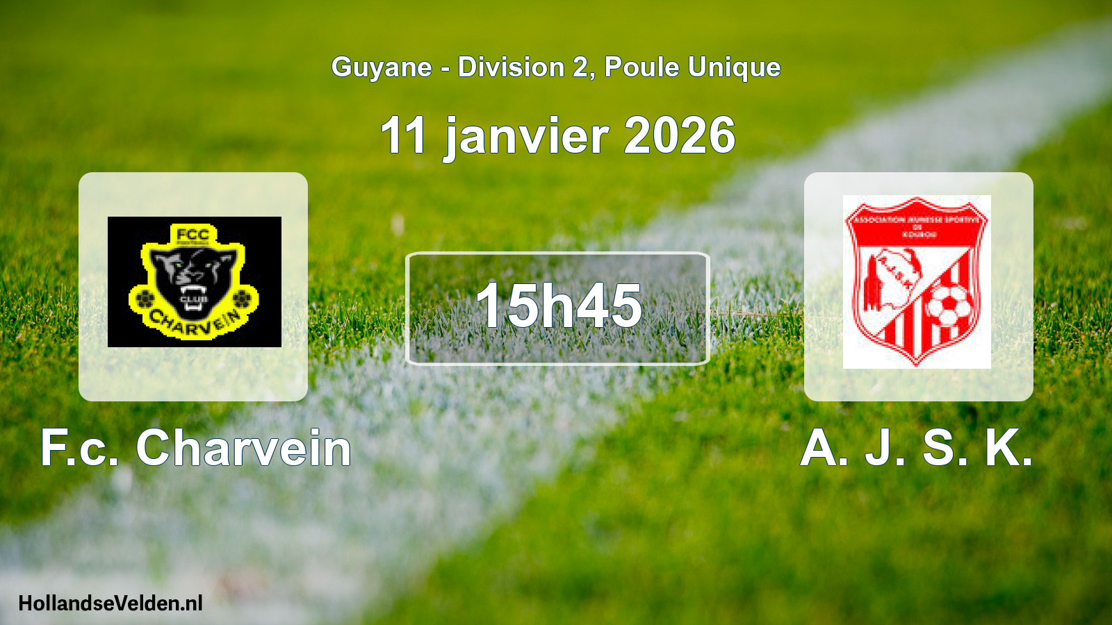 Scheduled Match: F.c. Charvein - A. J. S. K. (11 January 2026)