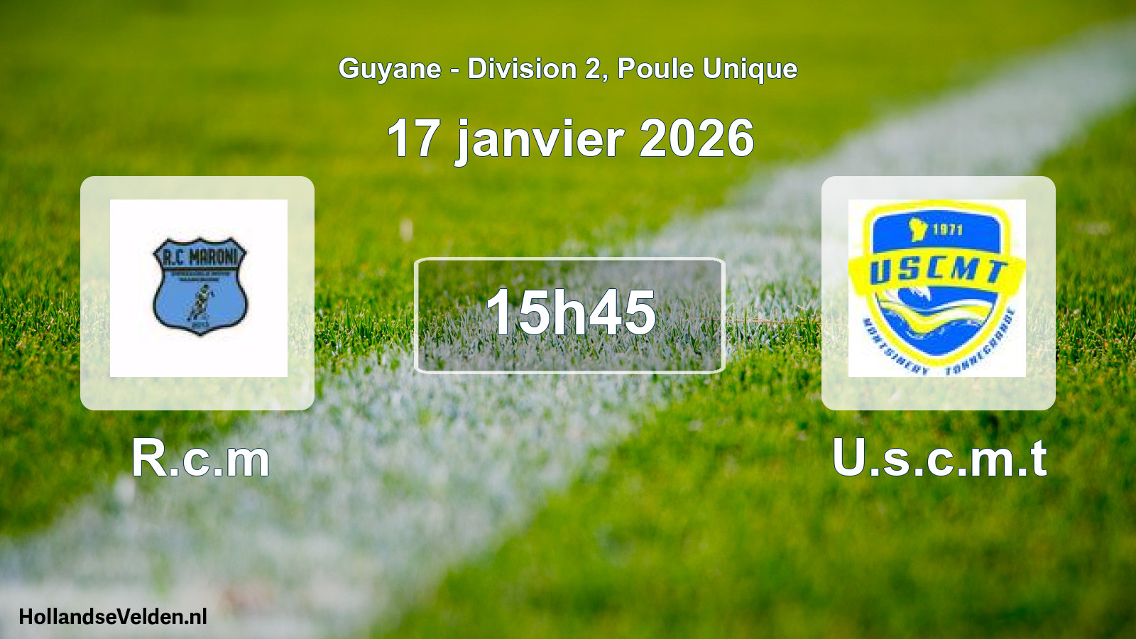 Match programmé: R.c.m - U.s.c.m.t (17 janvier 2026)