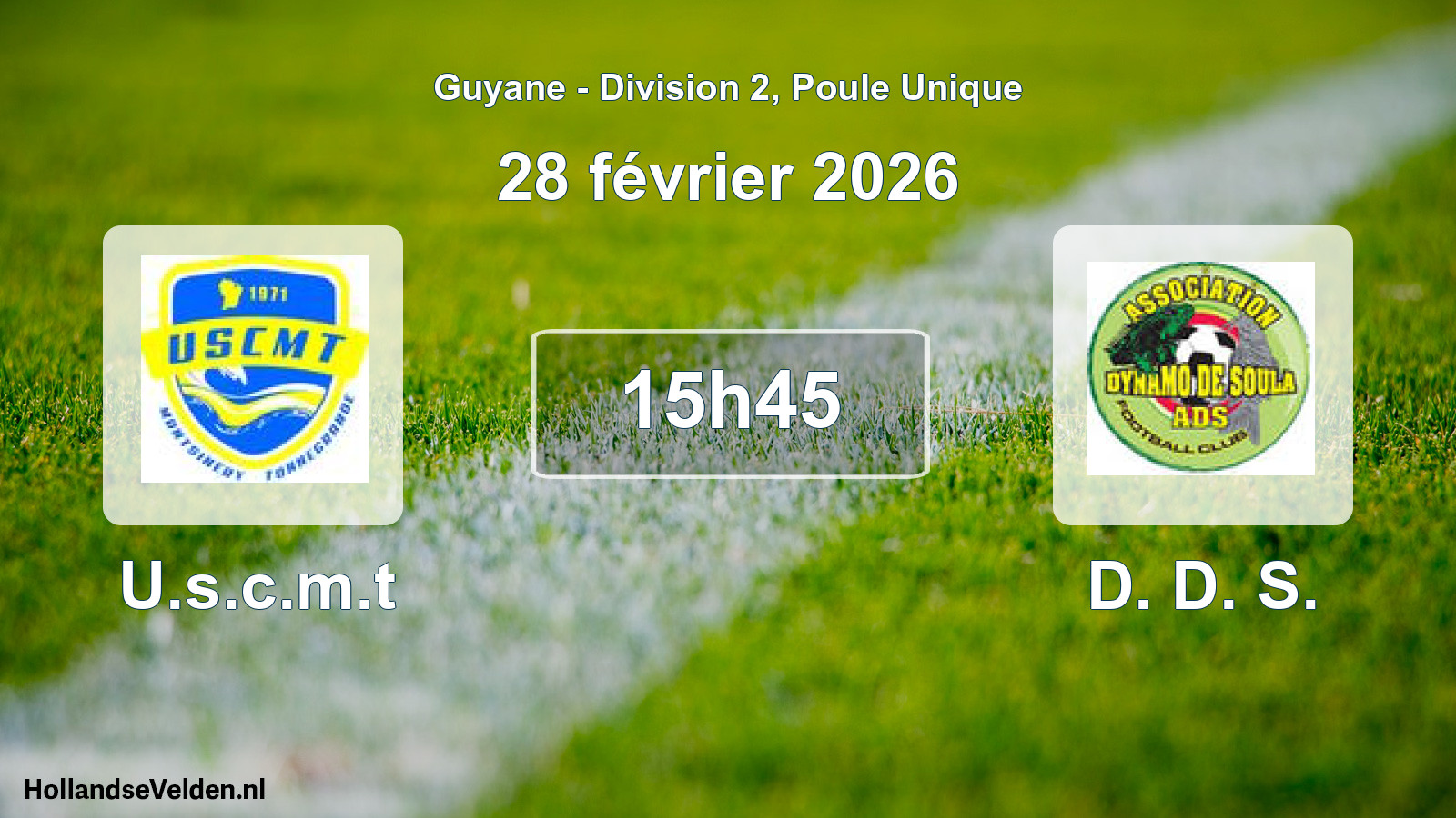Match programmé: U.s.c.m.t - D. D. S. (28 février 2026)