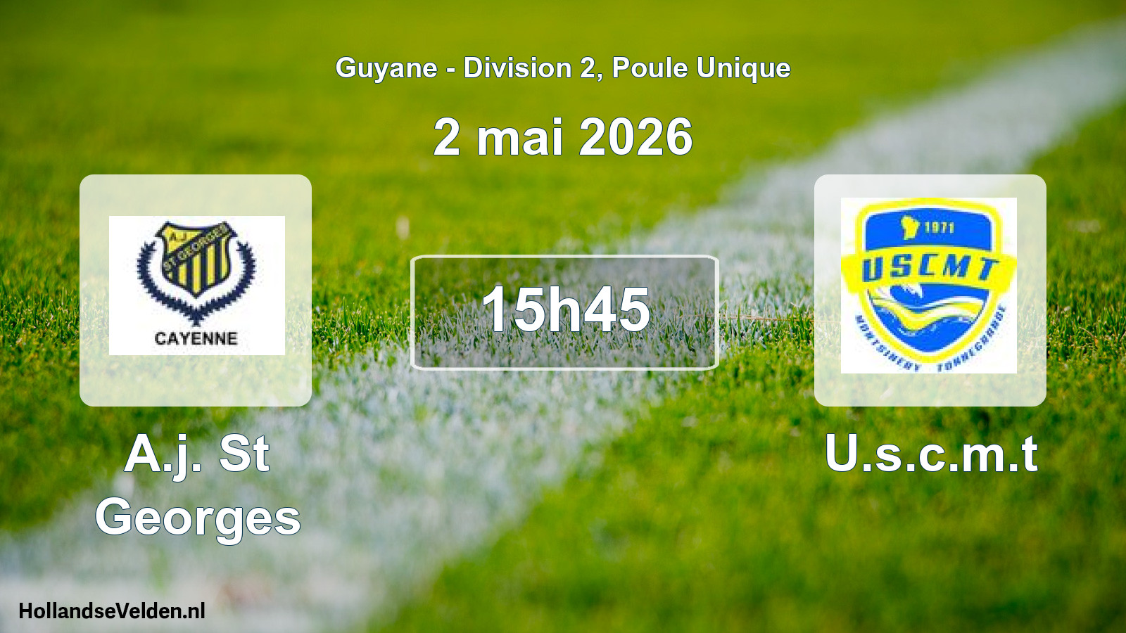Match programmé: A.j. St Georges - U.s.c.m.t (2 mai 2026)