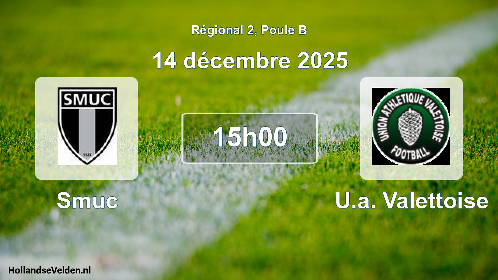 Scheduled Match: Smuc - U.a. Valettoise (14 December 2025)