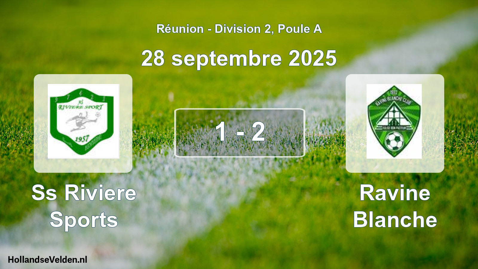 Gespeelde wedstrijd: Ss Riviere Sports - Ravine Blanche 1 - 2 (28 september 2025)