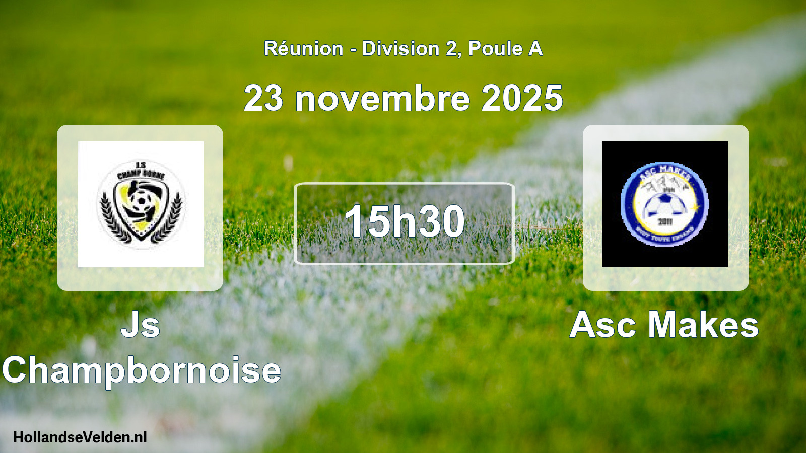 Match programmé: Js Champbornoise - Asc Makes (23 novembre 2025)