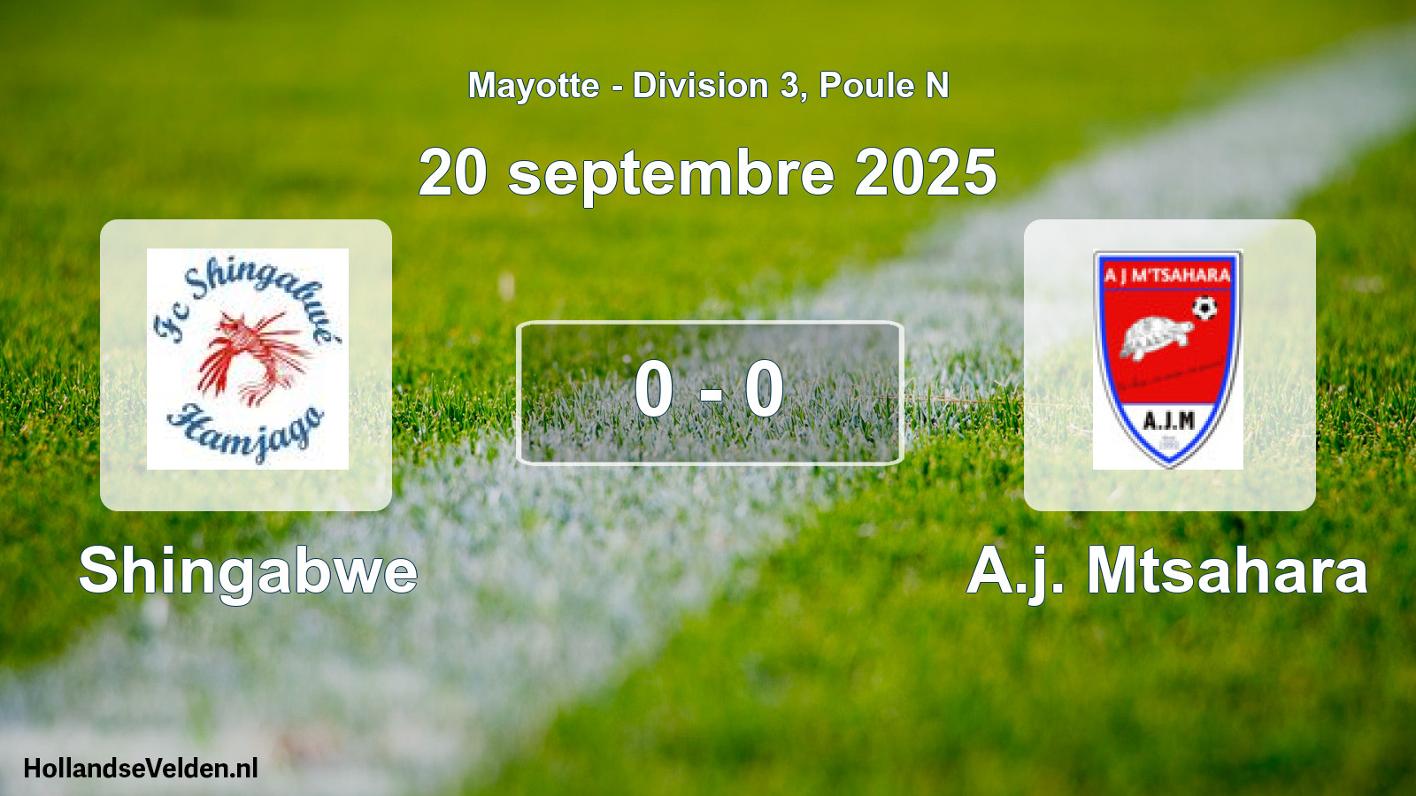 Match joué: Shingabwe - A.j. Mtsahara 0 - 0 (20 septembre 2025)