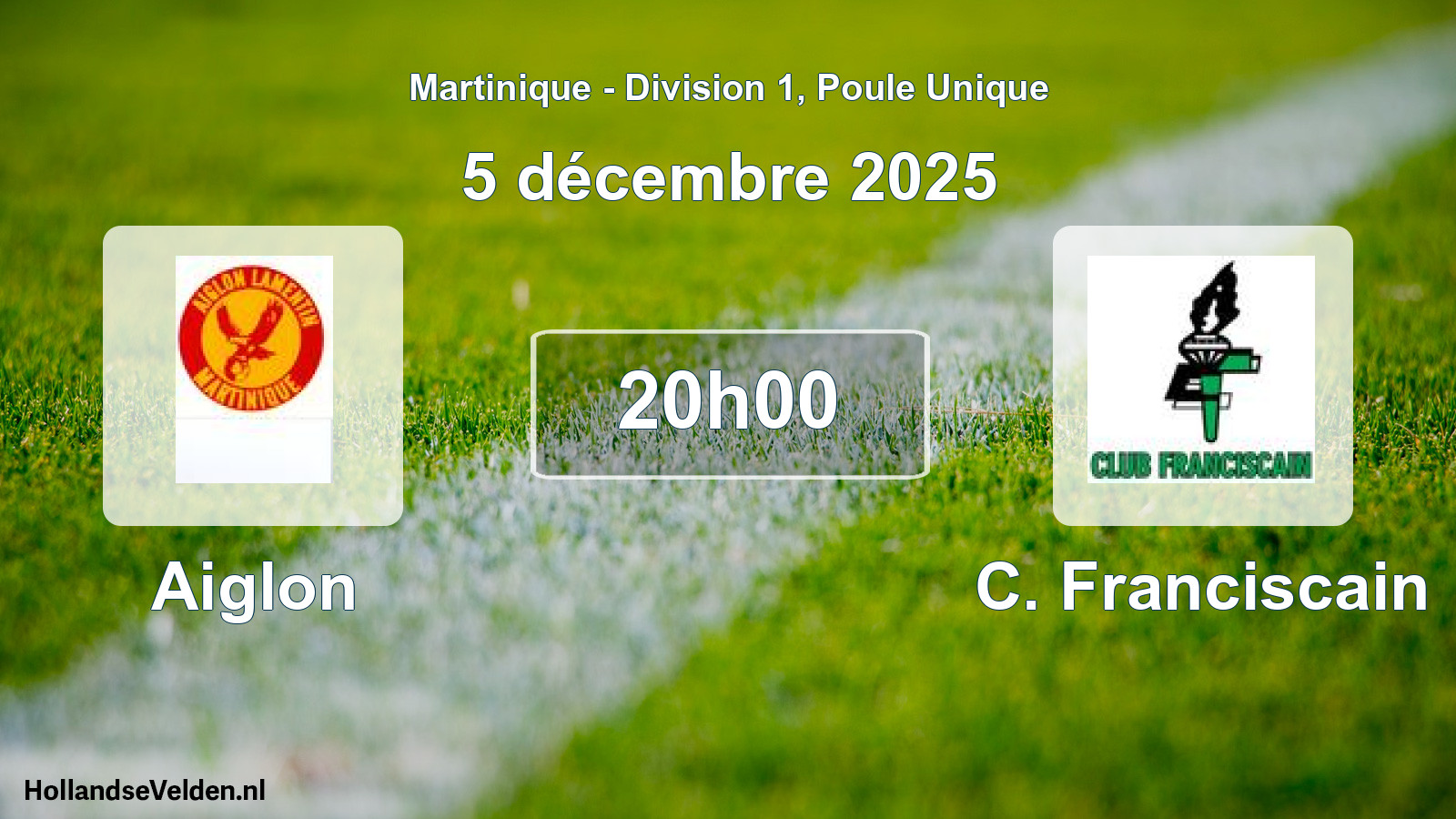 Geplande wedstrijd: Aiglon - C. Franciscain (5 december 2025)
