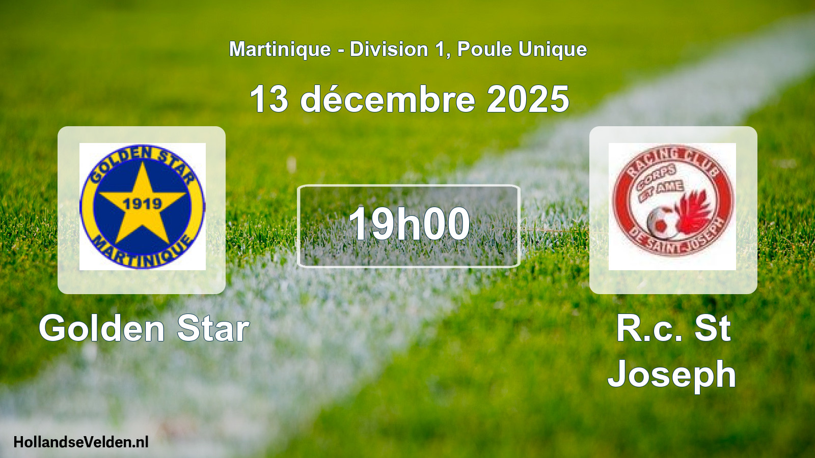 Scheduled Match: Golden Star - R.c. St Joseph (13 December 2025)