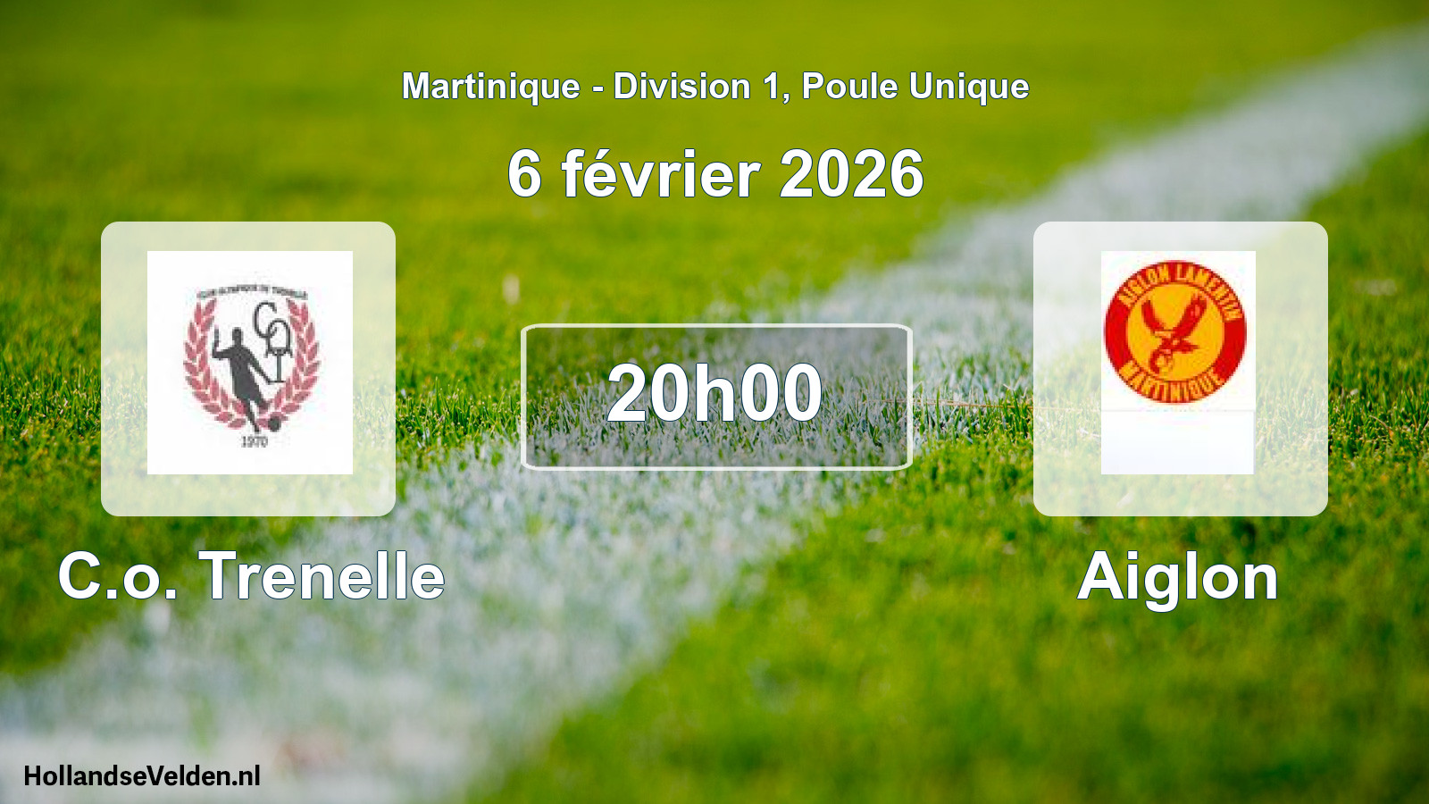 Match programmé: C.o. Trenelle - Aiglon (6 février 2026)