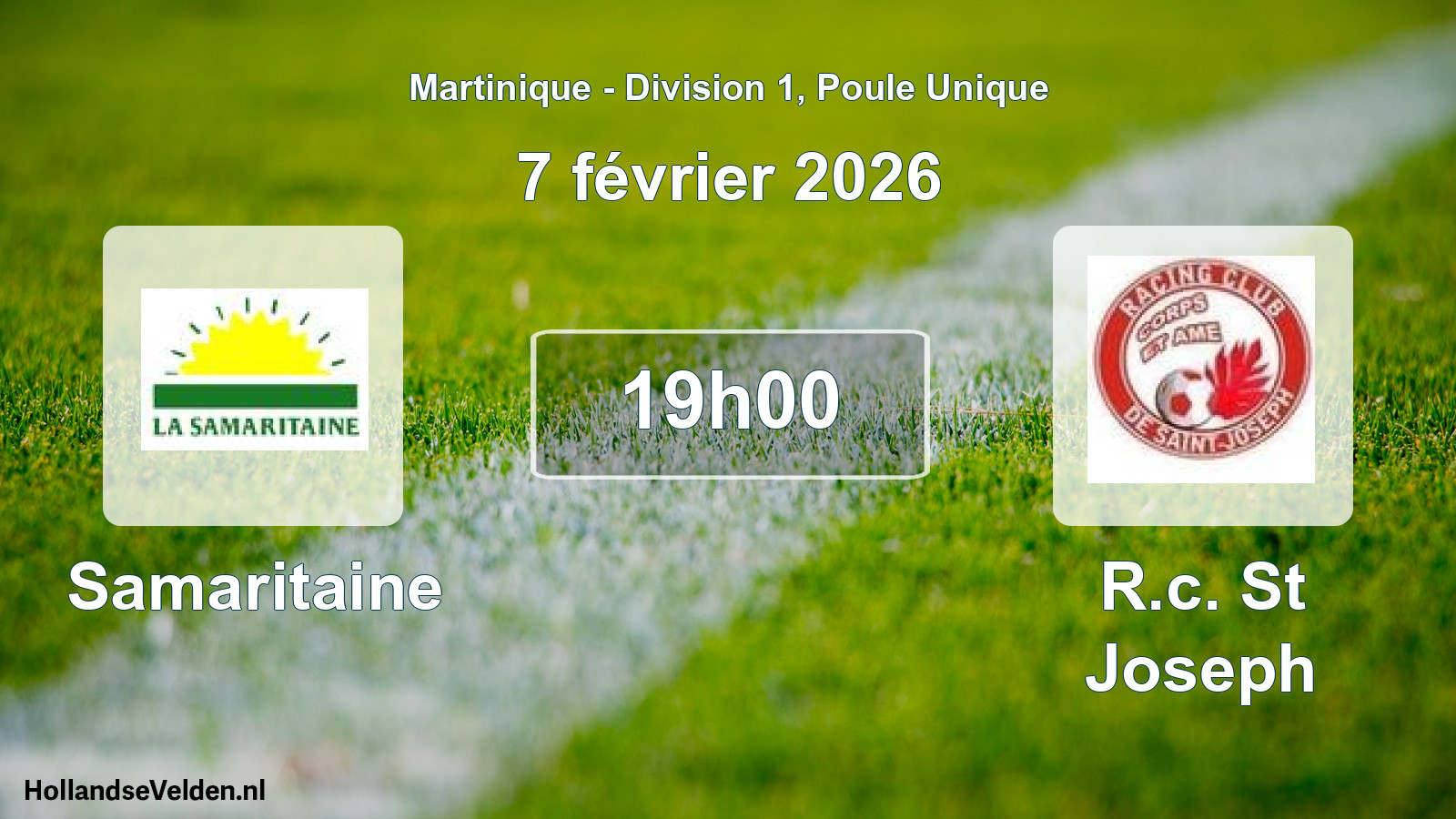 Scheduled Match: Samaritaine - R.c. St Joseph (7 February 2026)