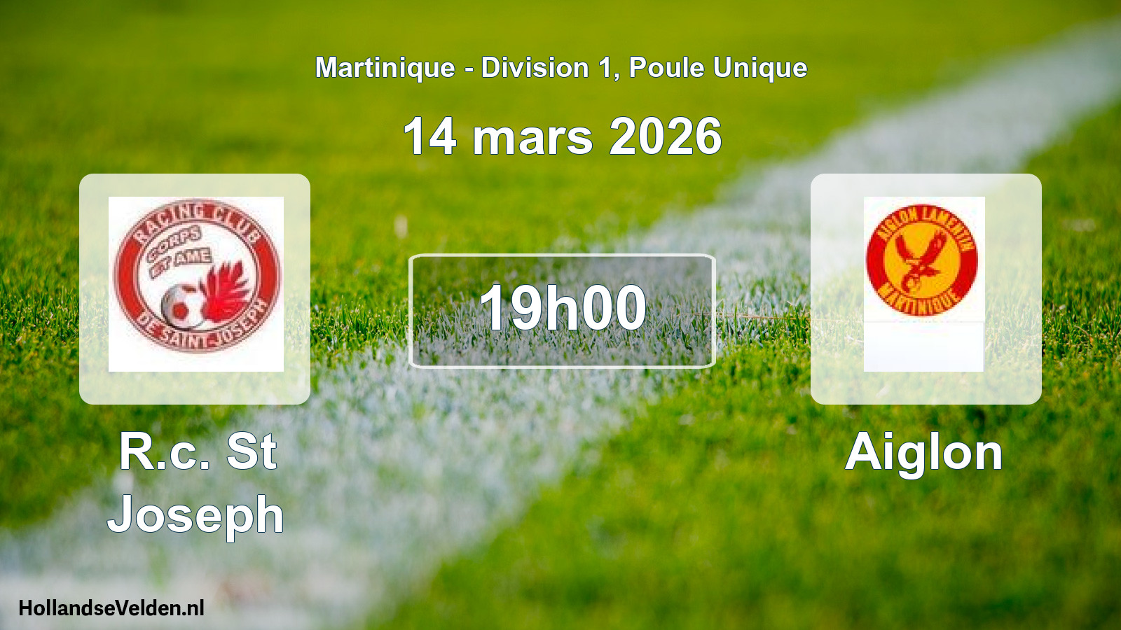 Match programmé: R.c. St Joseph - Aiglon (14 mars 2026)