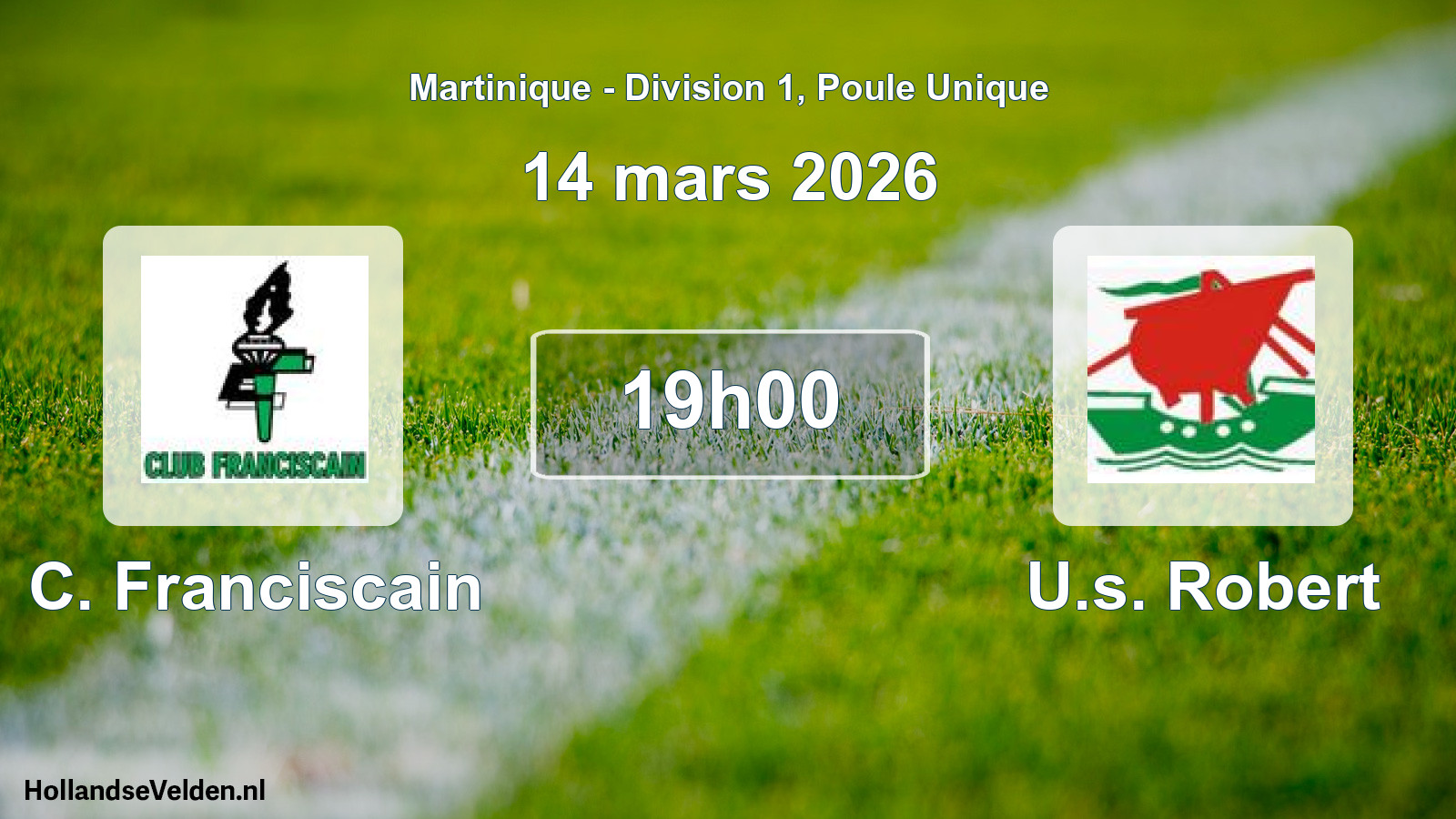 Match programmé: C. Franciscain - U.s. Robert (14 mars 2026)