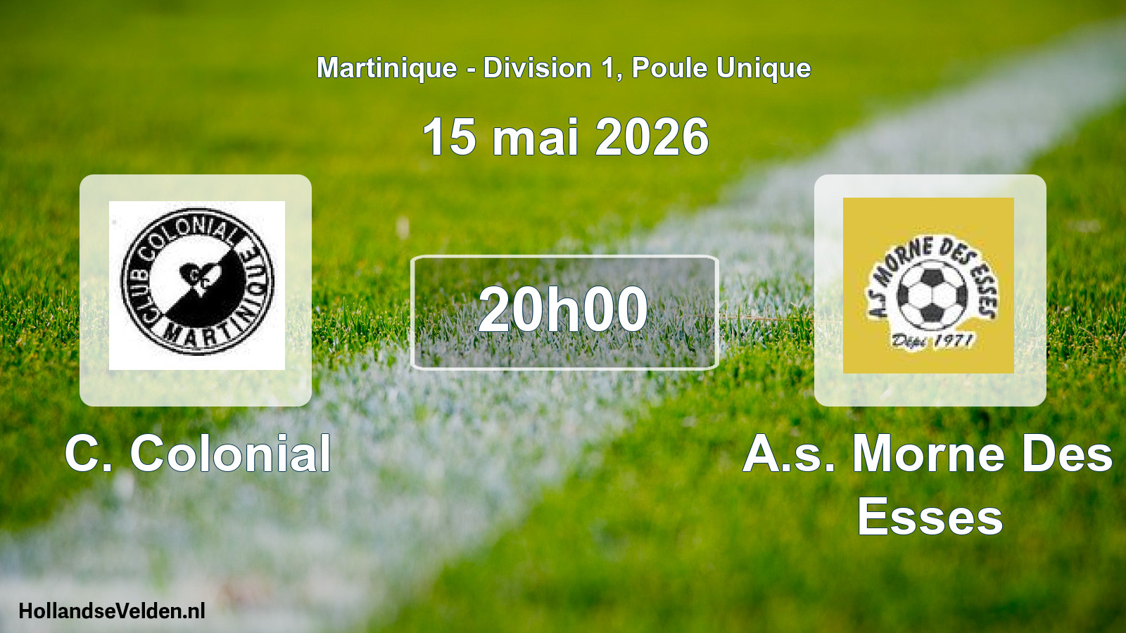 Scheduled Match: C. Colonial - A.s. Morne Des Esses (15 May 2026)
