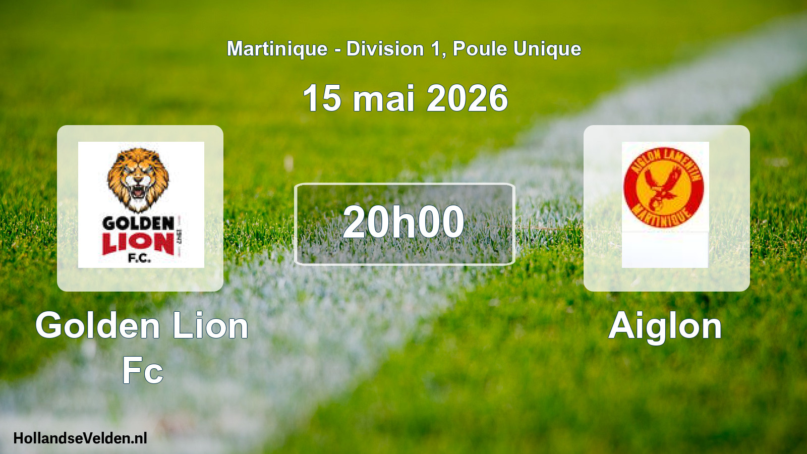 Match programmé: Golden Lion Fc - Aiglon (15 mai 2026)
