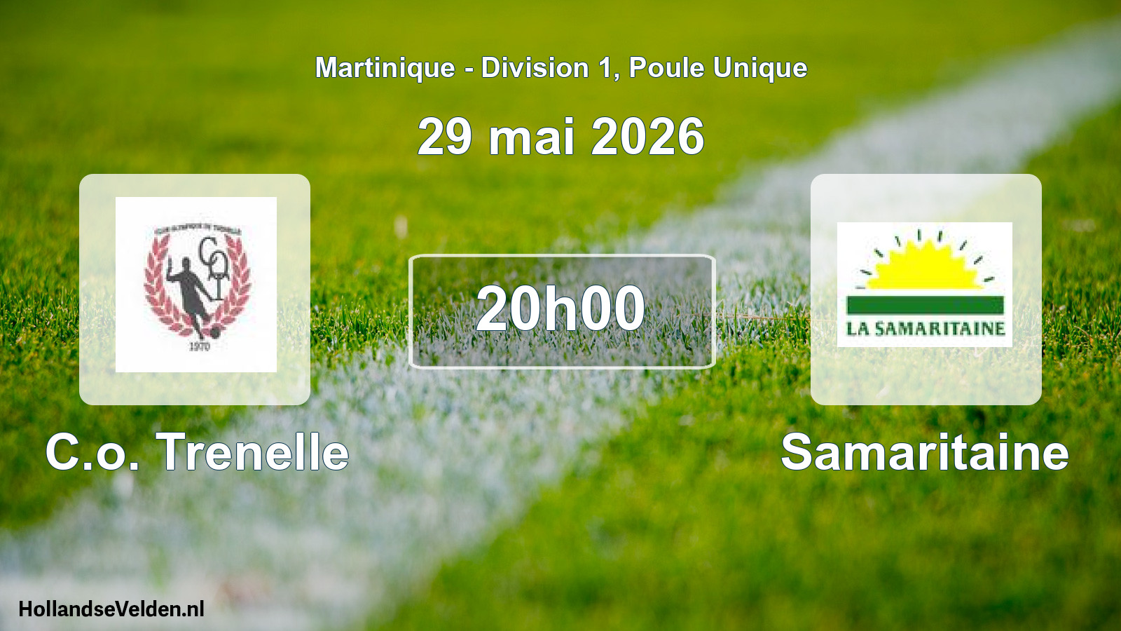 Match programmé: C.o. Trenelle - Samaritaine (29 mai 2026)