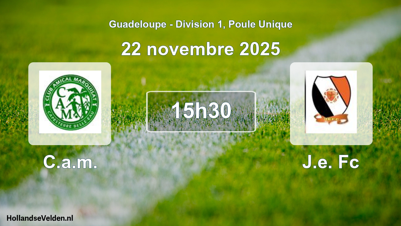 Match programmé: C.a.m. - J.e. Fc (22 novembre 2025)