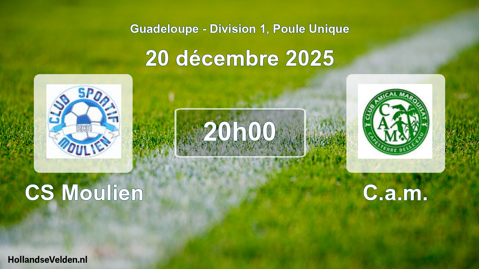 Scheduled Match: CS Moulien - C.a.m. (20 December 2025)