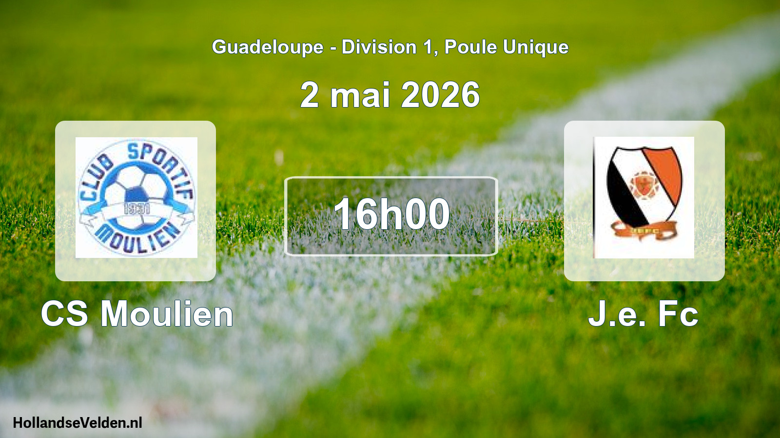 Geplande wedstrijd: CS Moulien - J.e. Fc (2 mei 2026)