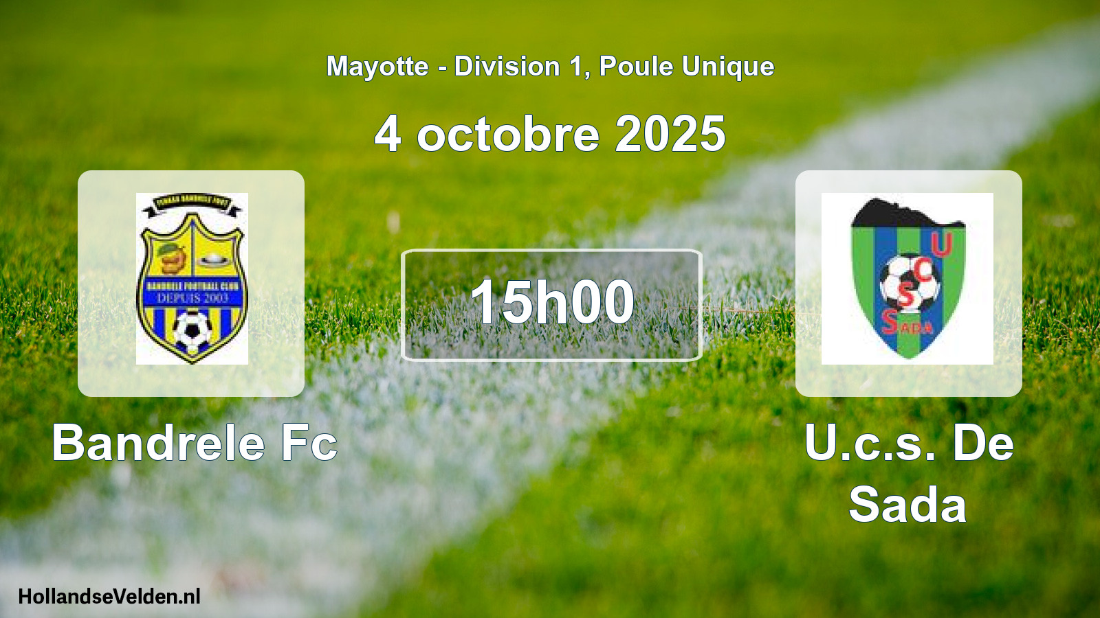 Scheduled Match: Bandrele Fc - U.c.s. De Sada (4 October 2025)