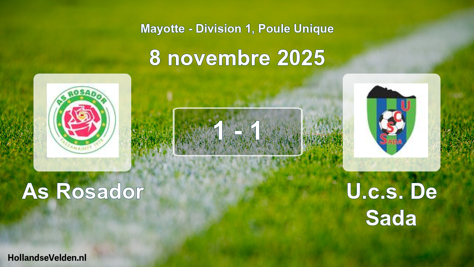 Total number of matches played: As Rosador - U.c.s. De Sada 1 - 1 (8 November 2025)
