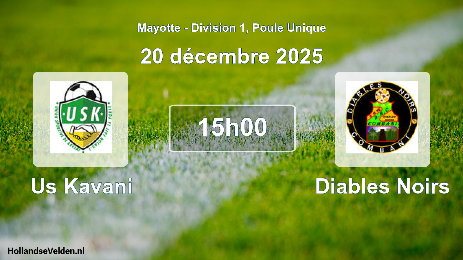 Scheduled Match: Us Kavani - Diables Noirs (13 December 2025)