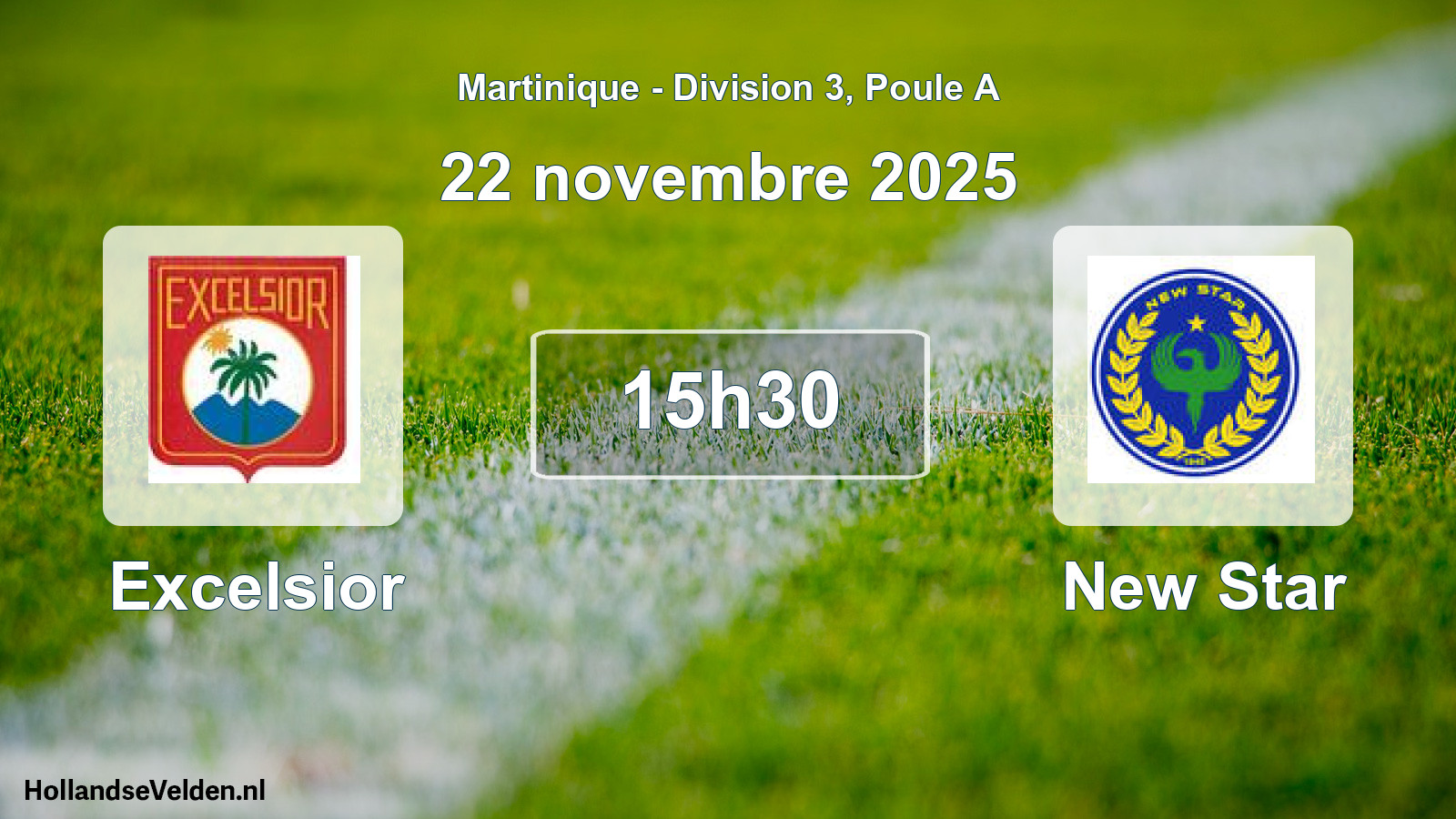 Match programmé: Excelsior - New Star (22 novembre 2025)