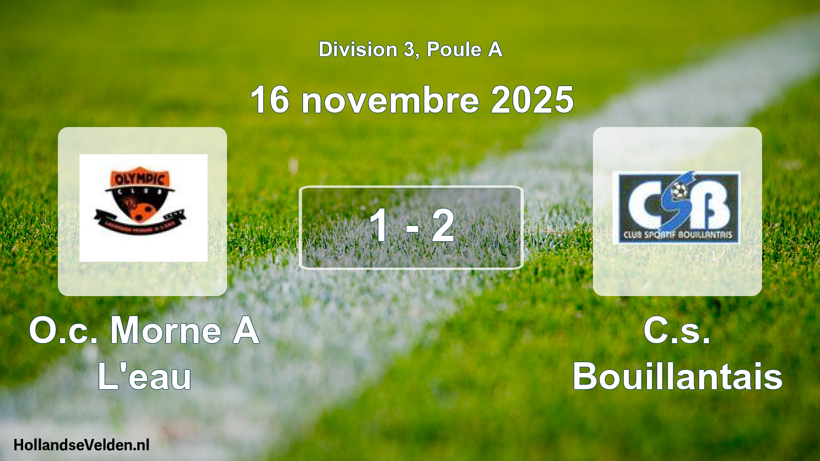 Match joué: O.c. Morne A L'eau - C.s. Bouillantais 1 - 2 (16 novembre 2025)