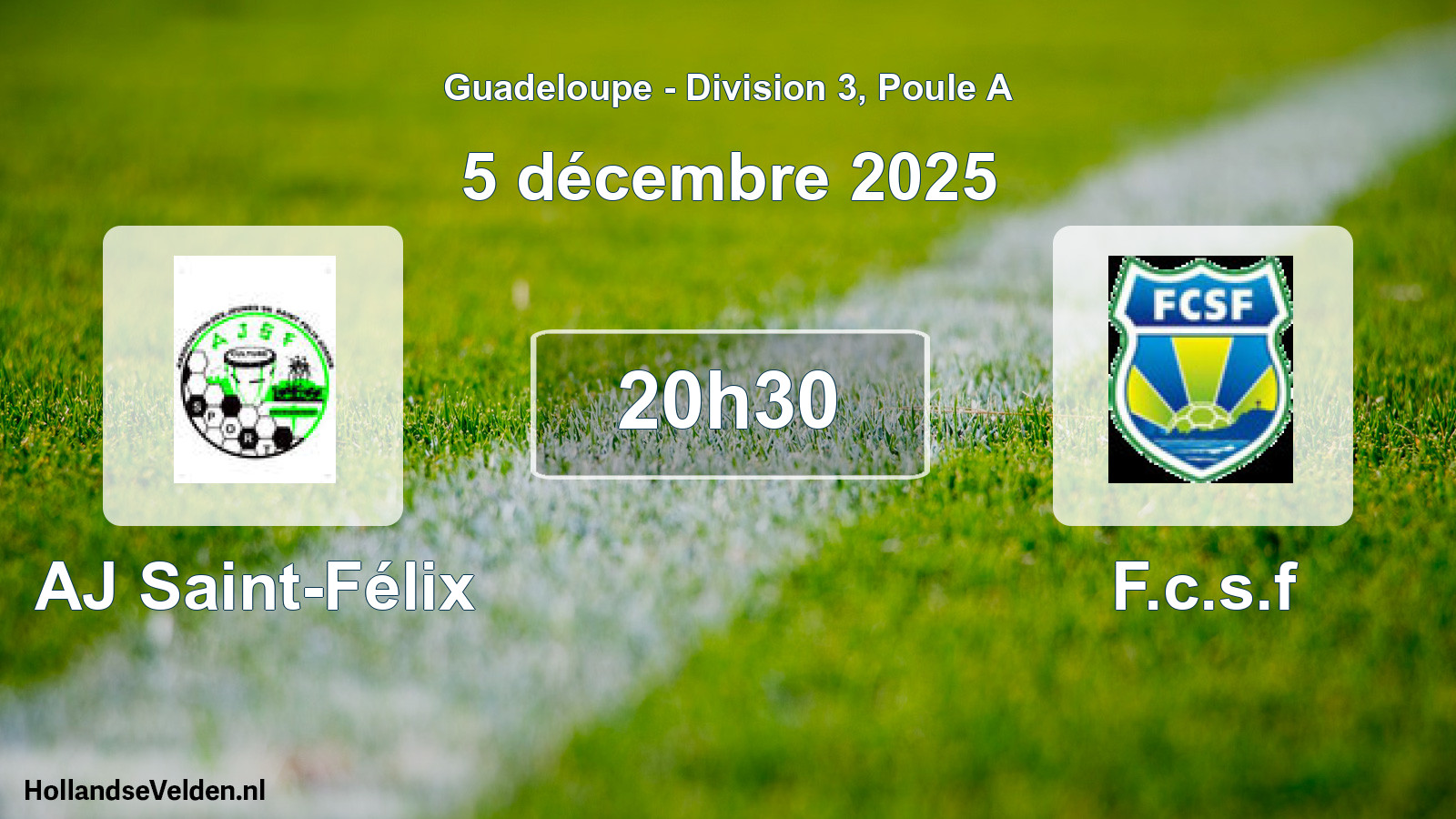 Match programmé: AJ Saint-Félix - F.c.s.f (5 décembre 2025)