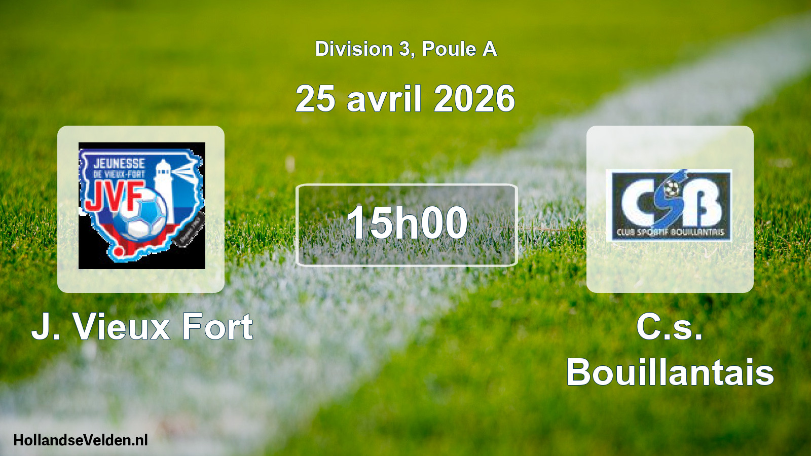 Scheduled Match: J. Vieux Fort - C.s. Bouillantais (25 April 2026)