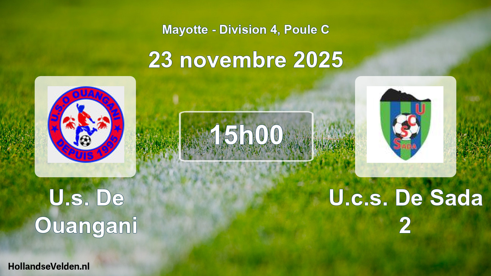 Match programmé: U.s. De Ouangani - U.c.s. De Sada 2 (23 novembre 2025)