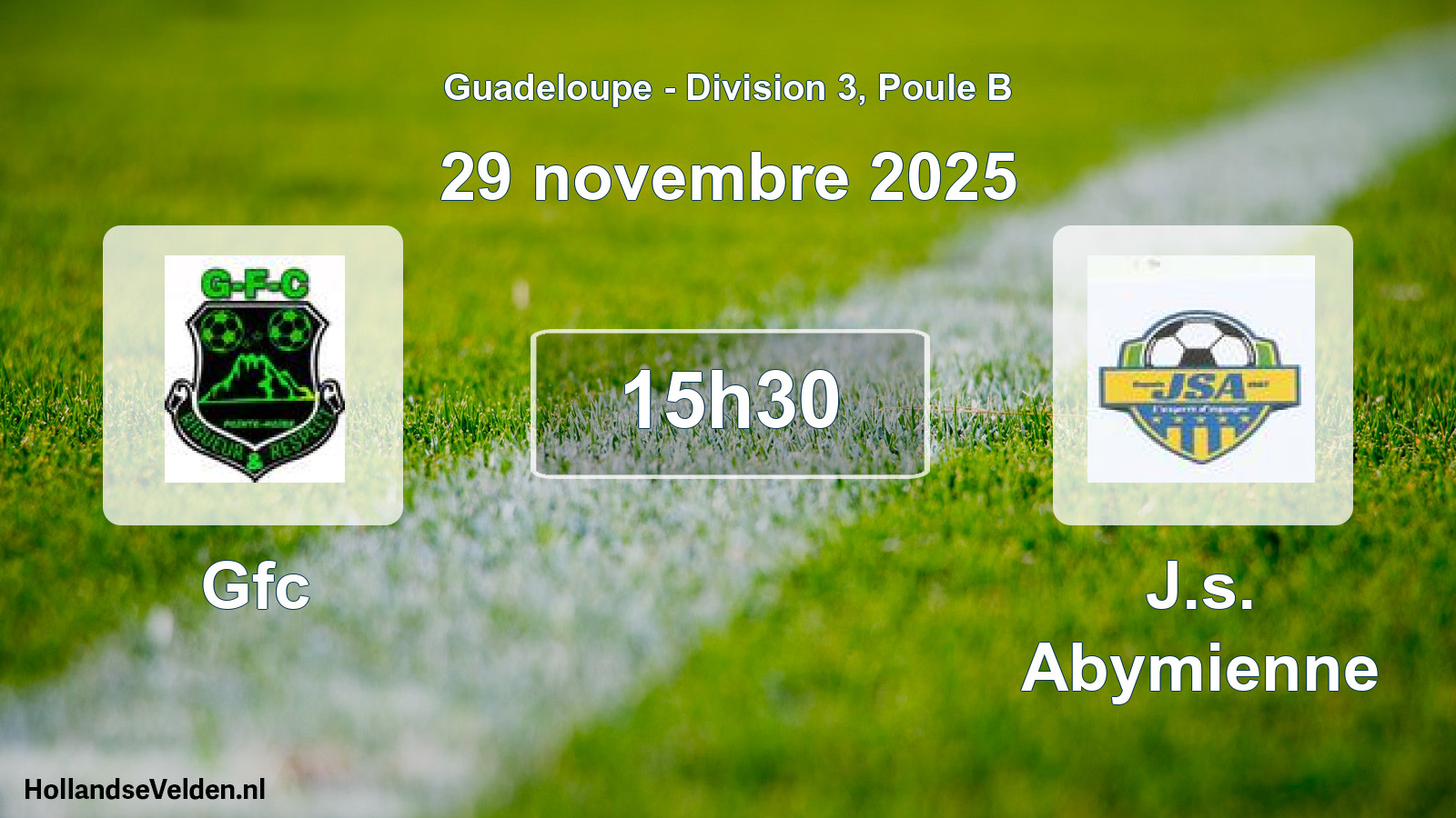 Match programmé: Gfc - J.s. Abymienne (29 novembre 2025)