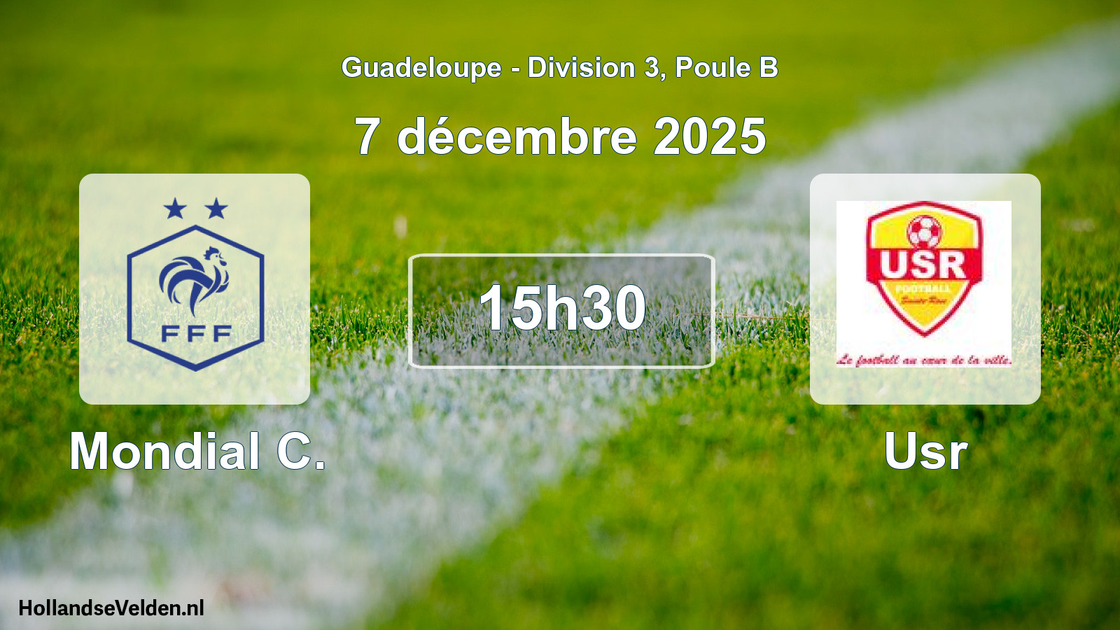 Match programmé: Mondial C. - Usr (7 décembre 2025)
