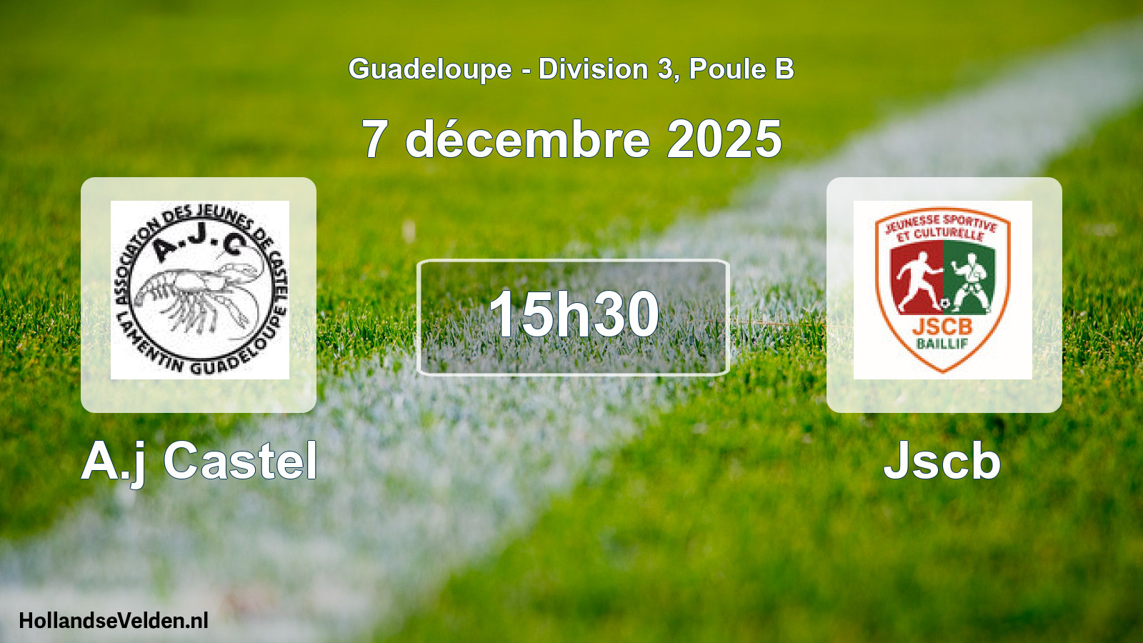 Match programmé: A.j Castel - Jscb (7 décembre 2025)