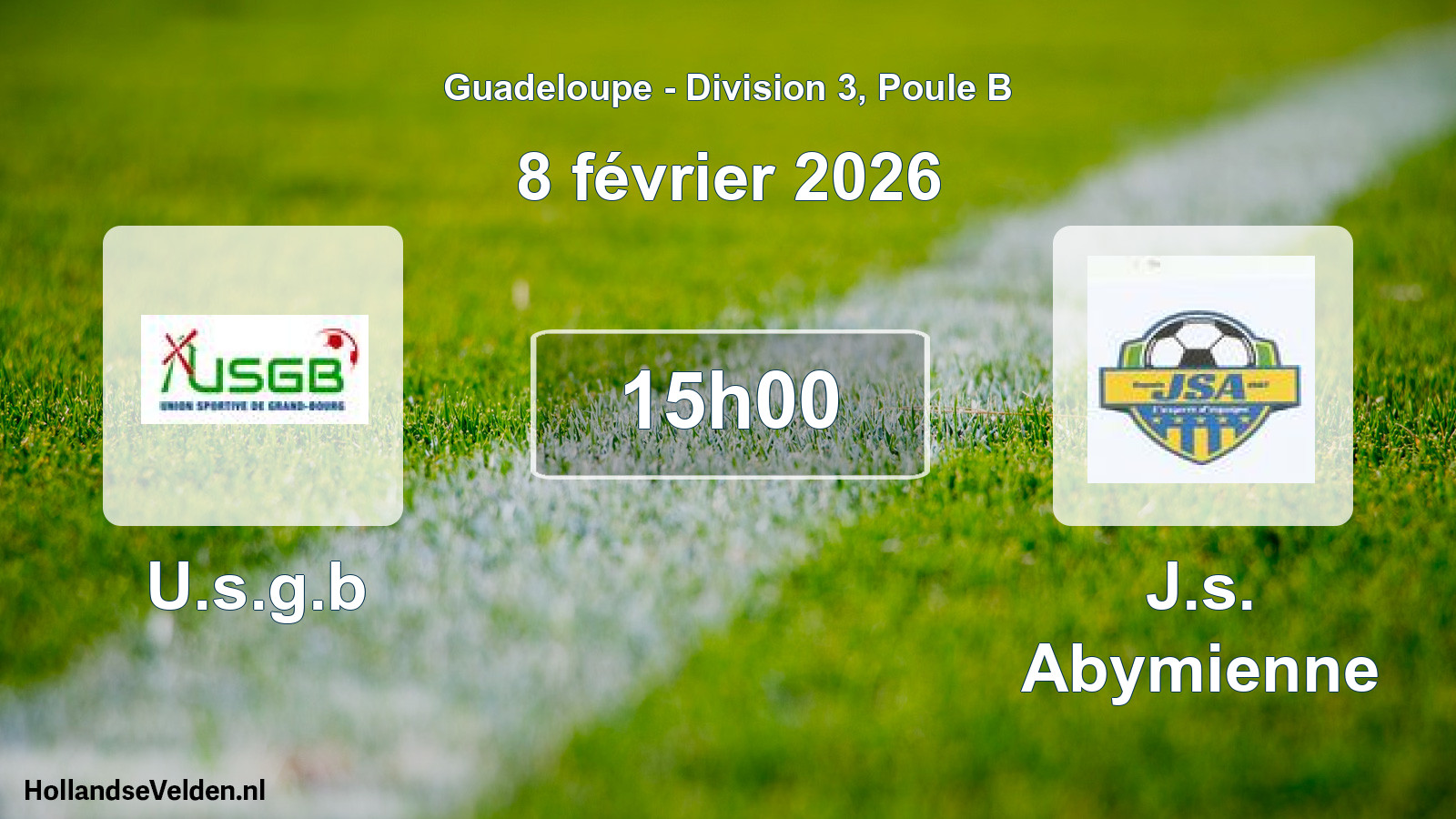 Scheduled Match: U.s.g.b - J.s. Abymienne (8 February 2026)