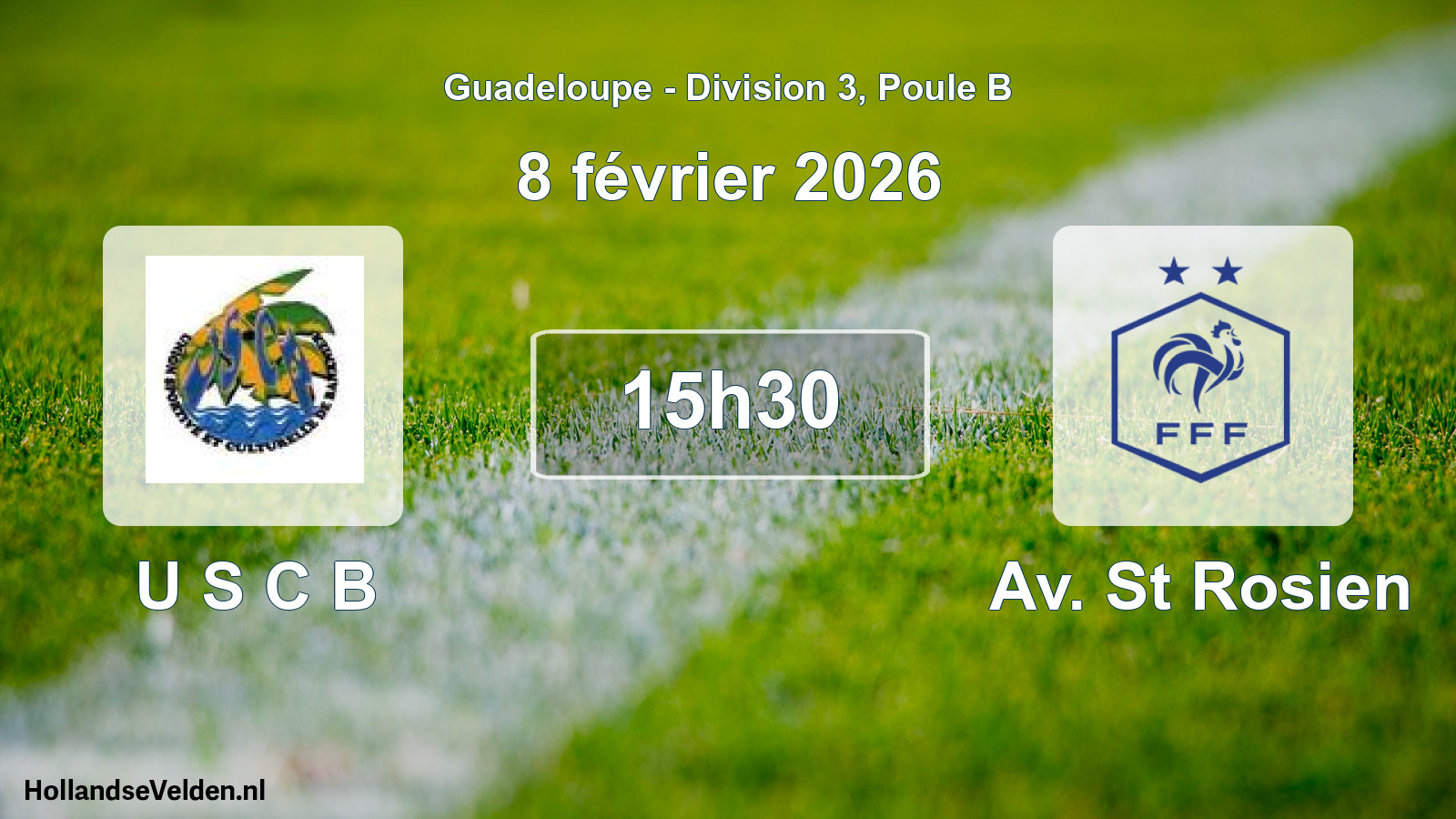 Scheduled Match: U S C B - Av. St Rosien (8 February 2026)