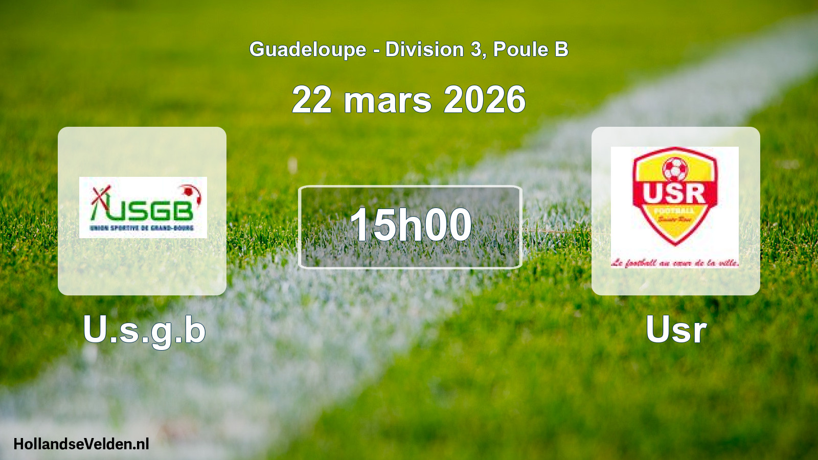 Scheduled Match: U.s.g.b - Usr (22 March 2026)