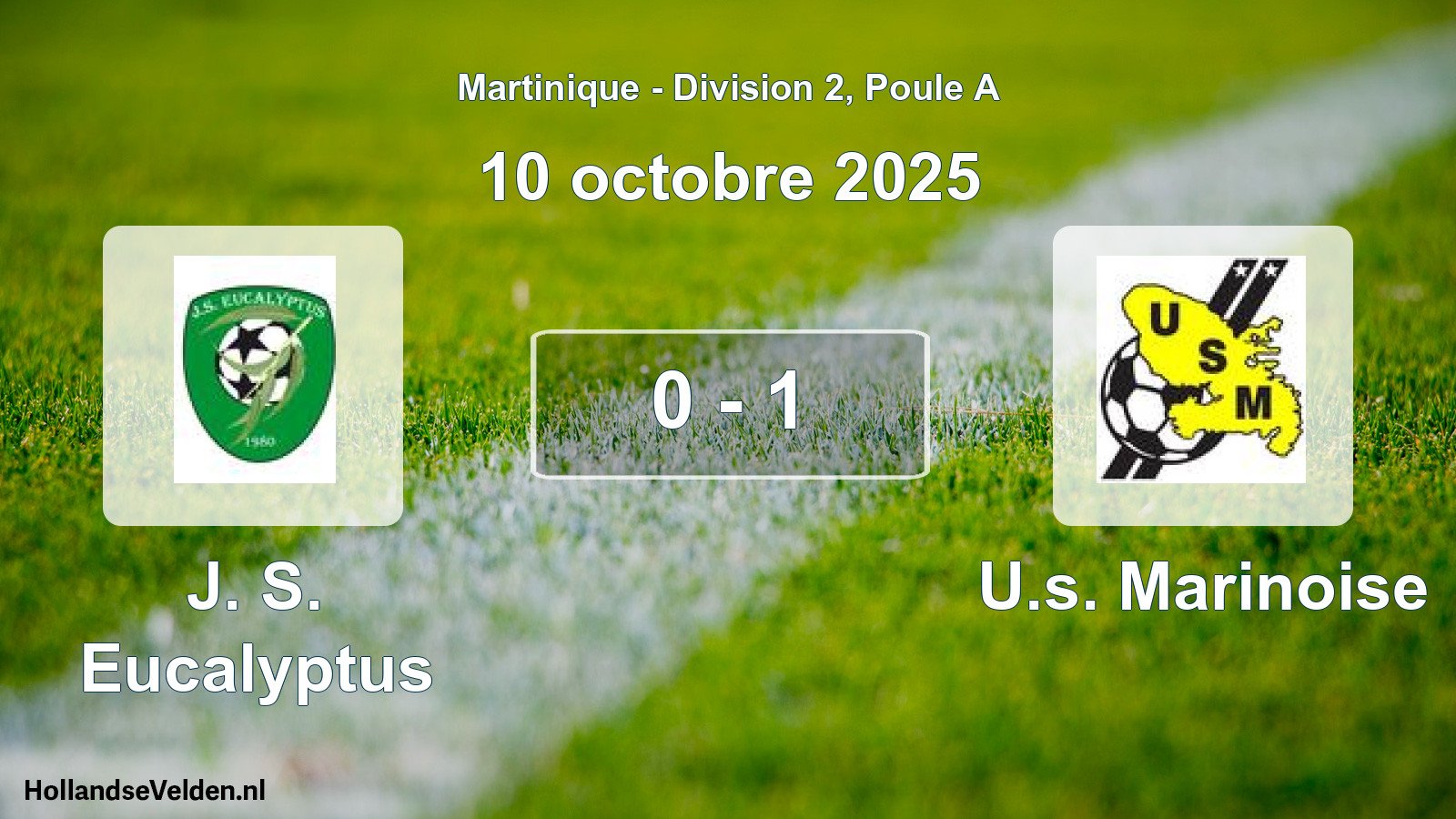 Gespeelde wedstrijd: J. S. Eucalyptus - U.s. Marinoise 0 - 1 (10 oktober 2025)