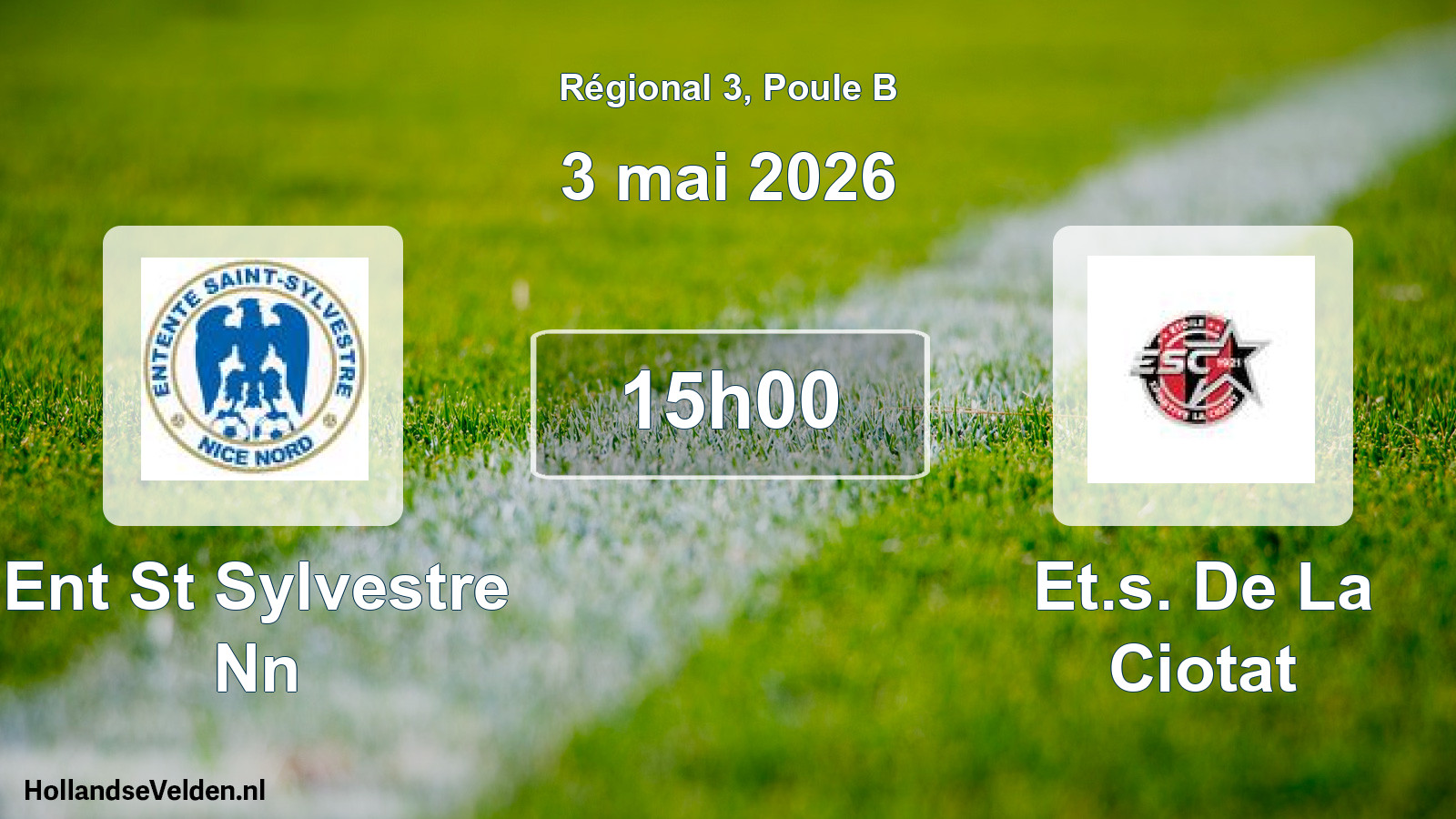 Scheduled Match: Ent St Sylvestre Nn - Et.s. De La Ciotat (3 May 2026)