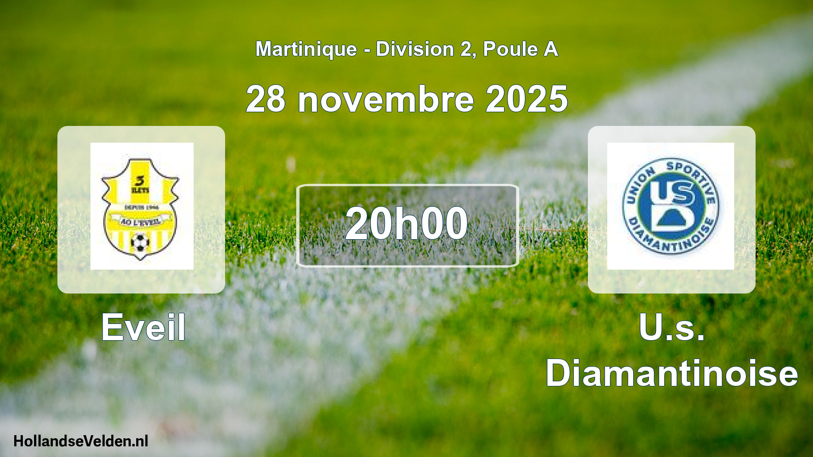 Match programmé: Eveil - U.s. Diamantinoise (28 novembre 2025)