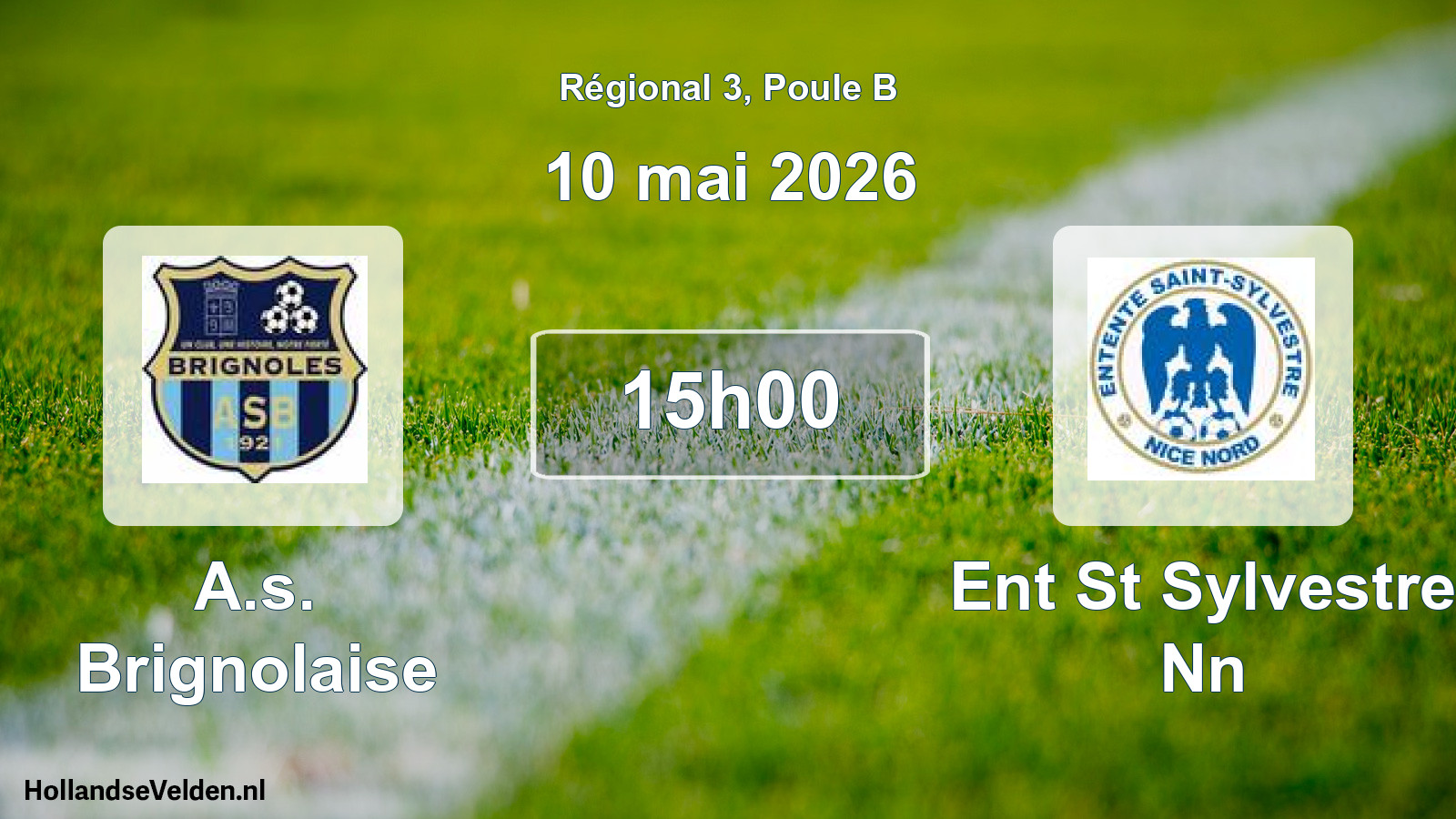 Scheduled Match: A.s. Brignolaise - Ent St Sylvestre Nn (10 May 2026)