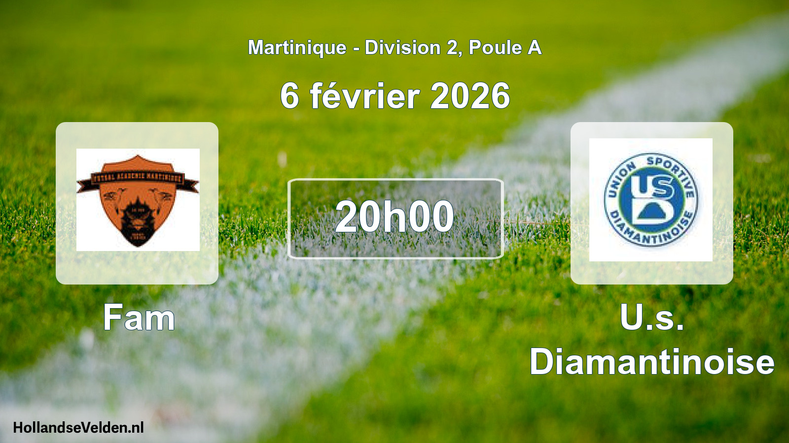 Match programmé: Fam - U.s. Diamantinoise (6 février 2026)