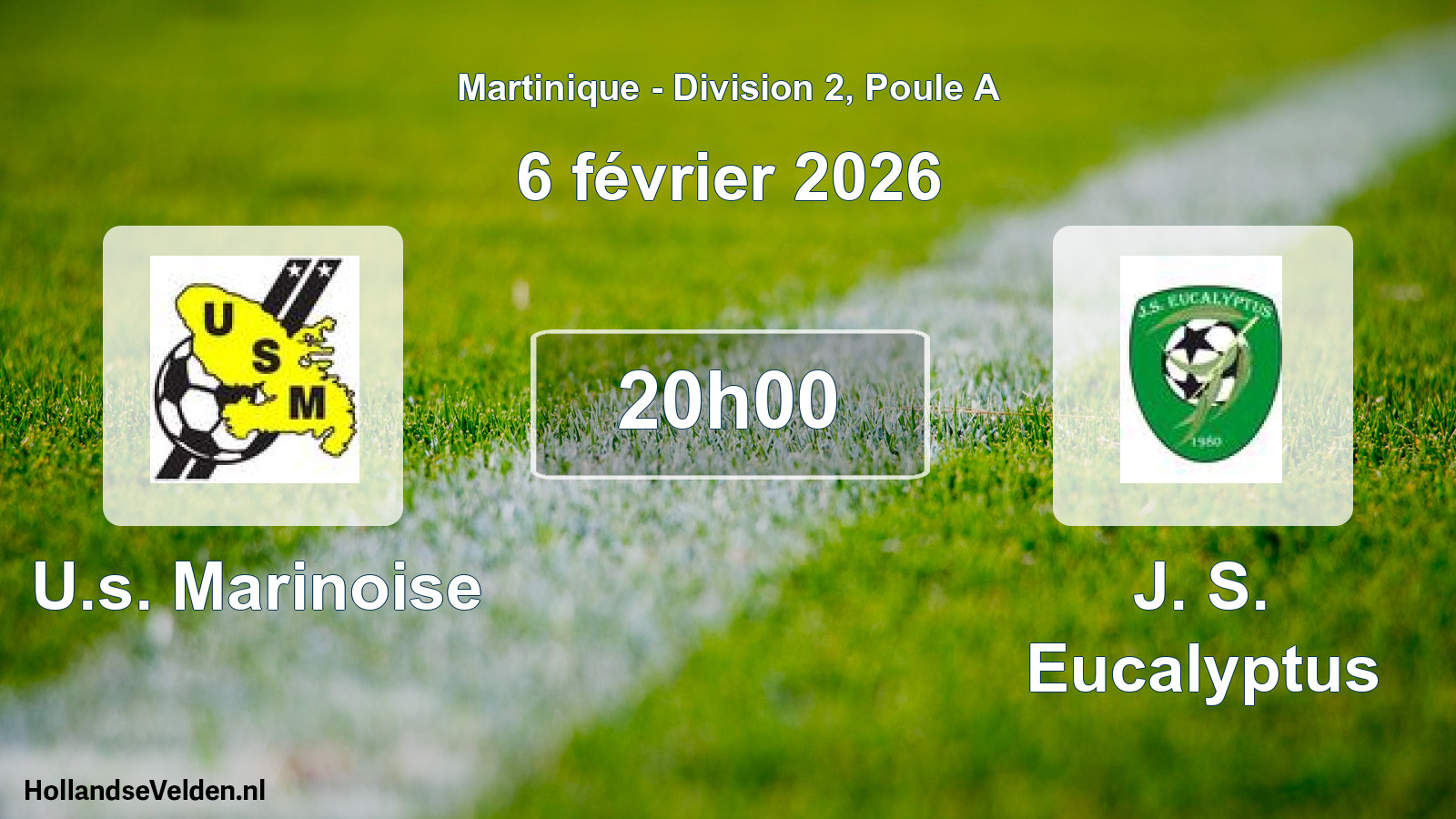 Match programmé: U.s. Marinoise - J. S. Eucalyptus (6 février 2026)