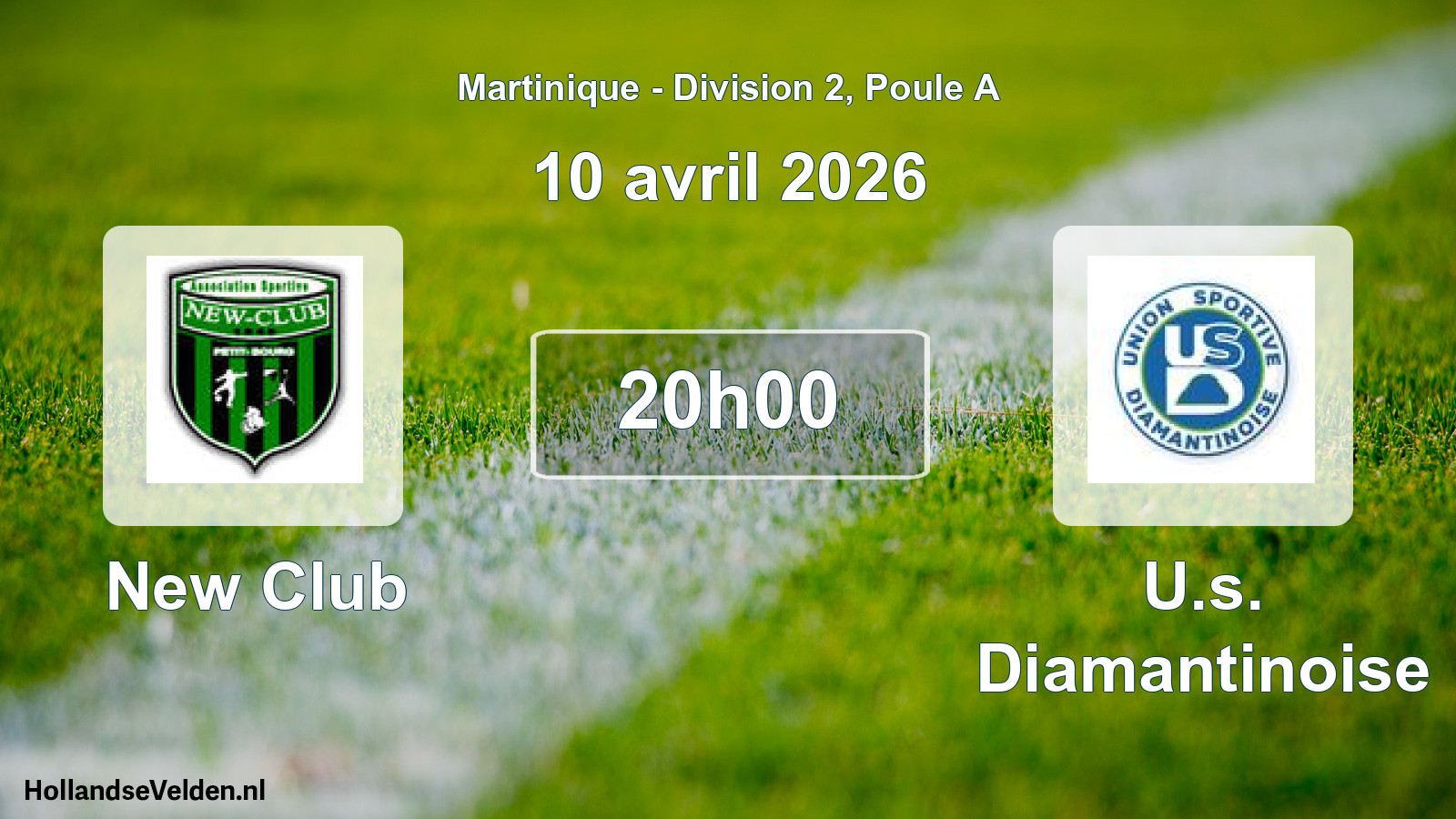 Scheduled Match: New Club - U.s. Diamantinoise (10 April 2026)