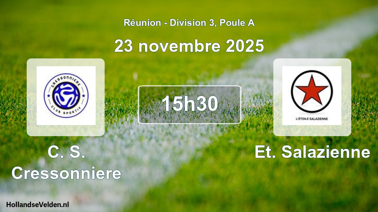 Match programmé: C. S. Cressonniere - Et. Salazienne (23 novembre 2025)