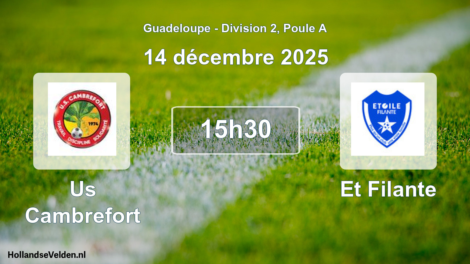 Scheduled Match: Us Cambrefort - Et Filante (14 December 2025)