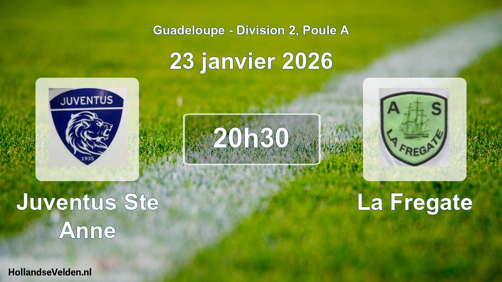 Scheduled Match: Juventus Ste Anne - La Fregate (23 January 2026)